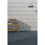 Lily 5 Hexagon Blue Porcelain Floor & Wall Tile 198x228mm
